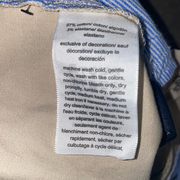 Tommy Hilfiger Khaki Hampton TH Logo All over Print chino pants size 2 - Picture 6 of 8